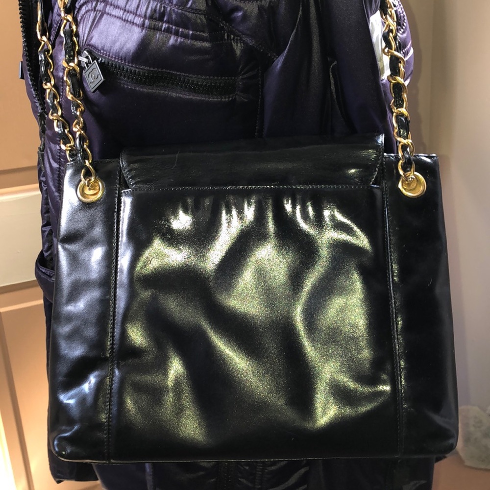 Chanel CC Classic Vintage turn lock gold shoulder bag - Picture 6 of 16